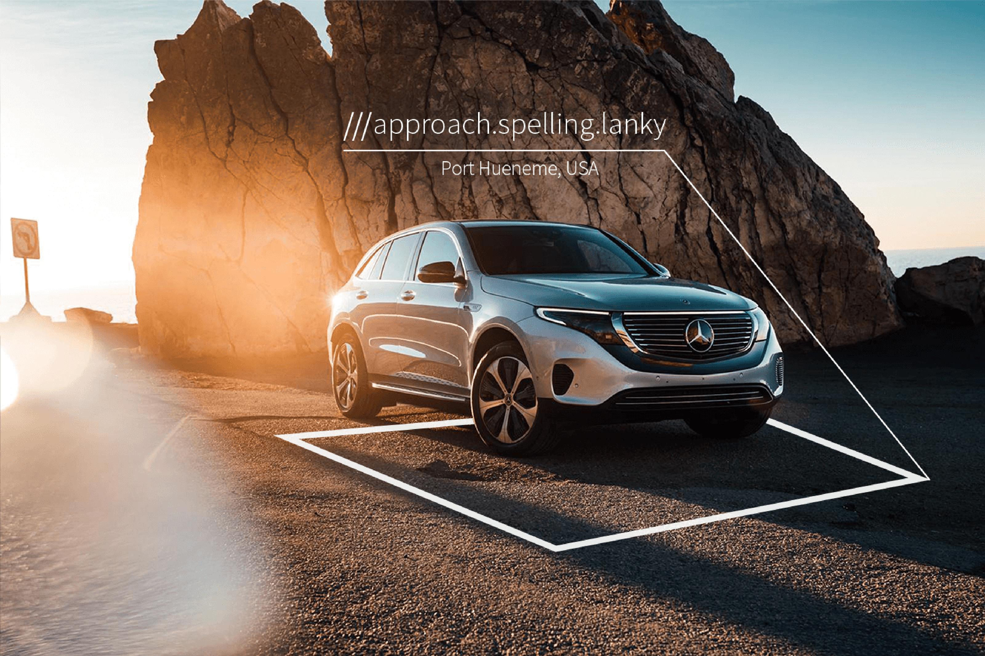 what3words location Mercedes EQC1